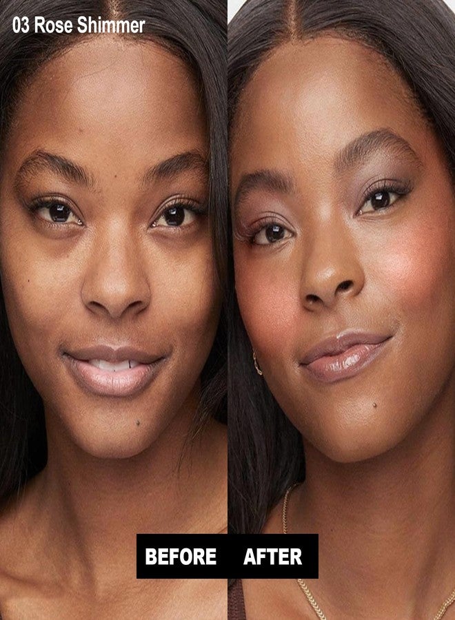 FV Long Lasting Powder Blush - Lightweight Smooth & Blendable Cheek Makeup, High Buildable Color, Transfer-Resistant Shimmer Finish (Rose Shimmer, 0.17 OZ) - Image 5